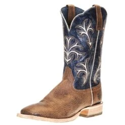 Ariat Men's Cowboss King Brown 11in. Grotto Blue Square Toe Boot