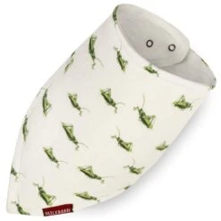Grasshopper Organic Cotton Kerchief Bib