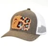 Mcintire Saddlery Heather Brown Cap With Tool And Leopard Leather Patch -Cinc Clothing Shop 138767 default l