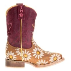 Tin Haul Footwear Youth Lil Blossom Bumblebee Sole 10` Shaft Cowgirl Boots -Cinc Clothing Shop 14 018 0077 0803 41