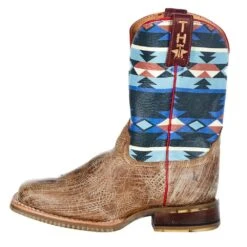 Tin Haul Youth Awesome Aztec Bull Skull Cowboy Boot -Cinc Clothing Shop 14 018 0077 0852 4