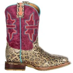 Tin Haul Footwear Childrens Shiny Cat Cowgirl Boots -Cinc Clothing Shop 14 018 0077 0857 6