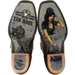 Tin Haul Footwear Men's Sharky Cowboy Boots -Cinc Clothing Shop 14 020 0011 0700 sole