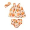 Mud Pie Orange Print Pinafore Set 1 Mud Pie Orange Print Pinafore Set -Cinc Clothing Shop 140124 default l