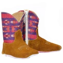 Tin Haul Infants Tin Haul Brown/Pink Mini Princess Boot -Cinc Clothing Shop 1401601015012 03