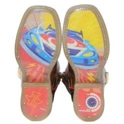 Tin Haul Footwear Kids Lightning Fast Race Car Cowboy Boot -Cinc Clothing Shop 1401801015006 3