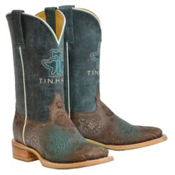 Tin Haul Women's 11 In Top Paisley Breeze-Mandalas Sole Cowgirl Boot -Cinc Clothing Shop 1402100071492a 02