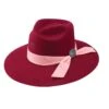 Charlie 1 Horse Burgundy Lady Bandit 3 3/4in. Brim Fashion Hat -Cinc Clothing Shop 140283 default l