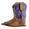 Roper NRS Exclusive Infant Footwear Tan Vamp Purple Shaft Boot -Cinc Clothing Shop 140723 default l