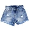 Girl's High Waisted Denim Shorts -Cinc Clothing Shop 140971 default l