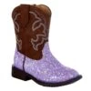 Roper NRS Exclusive Toddler Footwear Purple Glitter Cowgirl Boot -Cinc Clothing Shop 142381 default l
