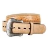 Gem Dandy Accessories Men's Rustic Ostrich Print Brown/Tan Belt -Cinc Clothing Shop 143250 default l