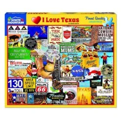 I Love Texas Jigsaw Puzzle