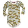 Milkbarn Blue Fish Bamboo Long Sleeve One Piece -Cinc Clothing Shop 143323 default l