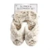 Women's Mud Pie Cream Leopard Slipper And Mask Set 1 Women's Mud Pie Cream Leopard Slipper And Mask Set -Cinc Clothing Shop 143864 default l