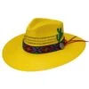 Charlie 1 Horse Mariachi Yellow 3 3/4in. Brim Straw Fashion Hat -Cinc Clothing Shop 144157 default l