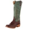 Rios Of Mercedes Men's Ride Ready Kango Tobac Full Quill Ostrich 15in. Jade Made Dog Top Boot -Cinc Clothing Shop 144482 default l