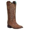 Corral Women`s Brown Inlay Embroidered Cowgirl Boot 2 Corral Women`s Brown Inlay Embroidered Cowgirl Boot -Cinc Clothing Shop 145815 default l