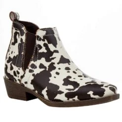 M+F Kids Ariat Cowhide Dixon Fiona Bootie A441002262