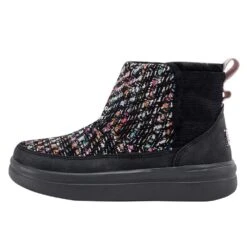 Youth Hey Dude Funfetti Black Casual Boot