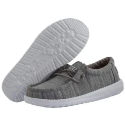 Heydude Toddler Hey Dude Linen Stone Wally Casual Shoes