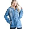 Jodifl Women's Studded Collar Denim Jacket 2 Jodifl Women's Studded Collar Denim Jacket -Cinc Clothing Shop 146283 default l