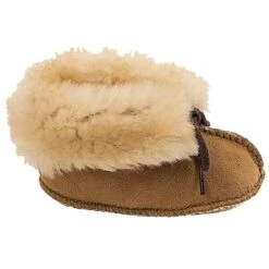 Minnetonka Girl's Minnetonka Golden Tan Sheepskin Bootie 9 Minnetonka Girl's Minnetonka Golden Tan Sheepskin Bootie -Cinc Clothing Shop 1462 21
