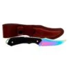 Western Fashion Circle SH Rainbow Blade Skinner Knife W/Sheath CSH-574 -Cinc Clothing Shop 146335 default l