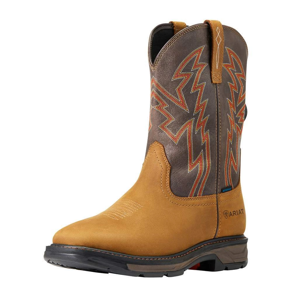 Ariat Men`s Workhog XT Boa H20 Aged Bark 11` Brown Top Soft Toe Work Boot 3 Ariat Men`s Workhog XT Boa H20 Aged Bark 11` Brown Top Soft Toe Work Boot