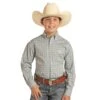 Boy's Panhandle Blue Print Shirt -Cinc Clothing Shop 146574 default l