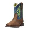 Ariat Children's Koel Venttek Rust And Daring Indigo Cowboy Boot -Cinc Clothing Shop 146648 default l