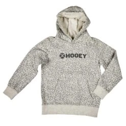 Hooey Girl's Snow Leopard Youth Hoodie