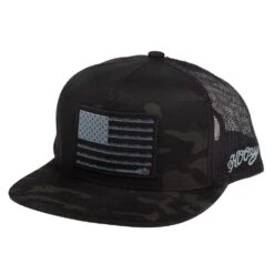 Hooey Men's Liberty Camo Black Cap