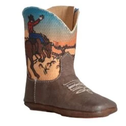 Roper Footwear Roper Infant Rough Stock Cowbabies Boot