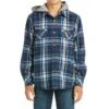 Boys Ariat Hackett Navy Plaid Shirt Jacket -Cinc Clothing Shop 147422 default l