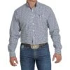 Cinch Men's Blue And White Plaid Shirt -Cinc Clothing Shop 147499 default l