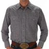 Panhandle Men's Plaid Snap Shirt -Cinc Clothing Shop 14755 default l