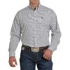 Cinch Men's White Print Shirt -Cinc Clothing Shop 147673 default l