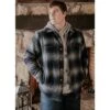 STS Ranch Wear Men's Ludlow Blue Plaid Shirt Jacket -Cinc Clothing Shop 148399 default l