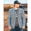 STS Ranch Wear Men's Flynn Chambray Aztec Shirt Jacket -Cinc Clothing Shop 148403 default l
