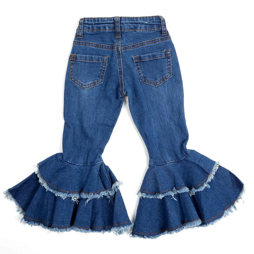 Cowboy Hardware Girls Cowgirl Hardware Toddler Flare Jeans