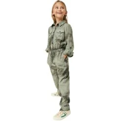 Hayden Girls Olive Tie Dye Jumper