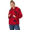 Wrangler Women's Western Print Red Sherpa Hoodie -Cinc Clothing Shop 149146 default l