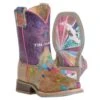 Tin Haul Footwear Youth Spotty Colorful Cattle Sole 10in. Shaft Cowgirl Boot -Cinc Clothing Shop 149385 default l