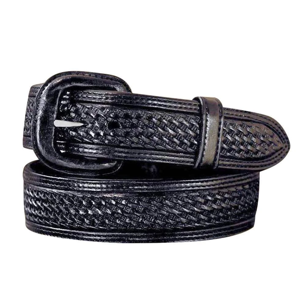 Vogt Black Basket Weave Belt 3 Vogt Black Basket Weave Belt