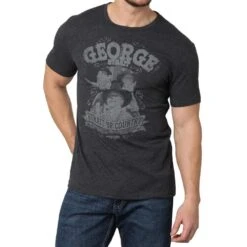 Wrangler Men's George Strait In.Strait Up Countryin. Graphic T-Shirt