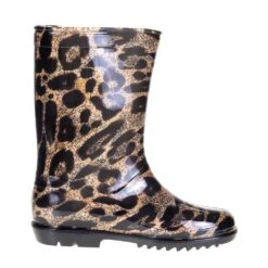 Corkys Footwear Kids Corkys Riverwalk Leopard Rain Boot -Cinc Clothing Shop 15 0001 KLEOPARD 4