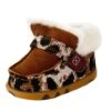 Twisted X Infant Leopard Print Sherpa Lined Driving Moc -Cinc Clothing Shop 150058 default l
