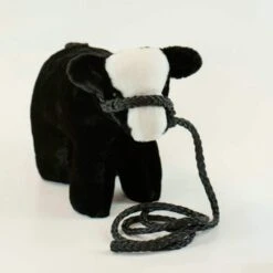 Little Buster Toys Mini Plush Black Baldy Calf