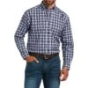 Ariat Pro Series Purple Plaid Justus Shirt -Cinc Clothing Shop 150227 default l